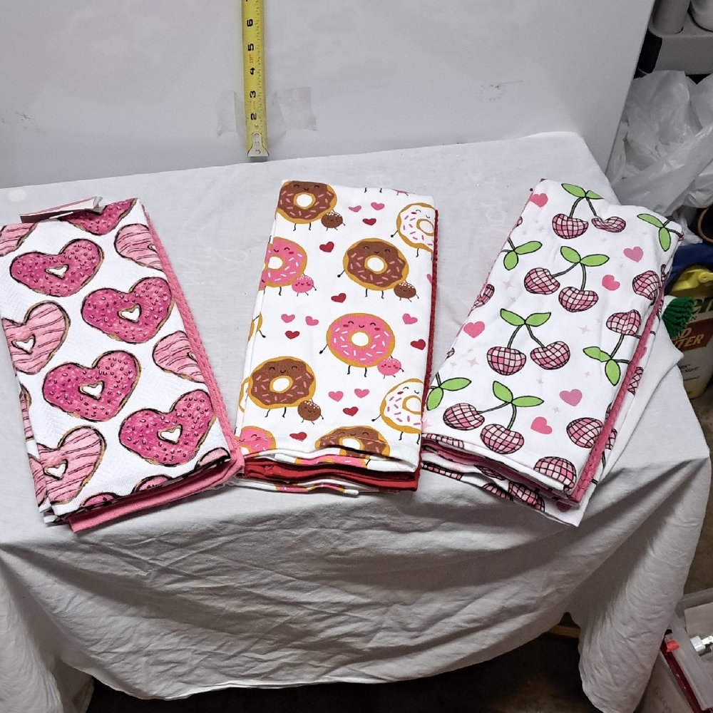 Colorful Kitchen Towel Sets 9 Towls In All